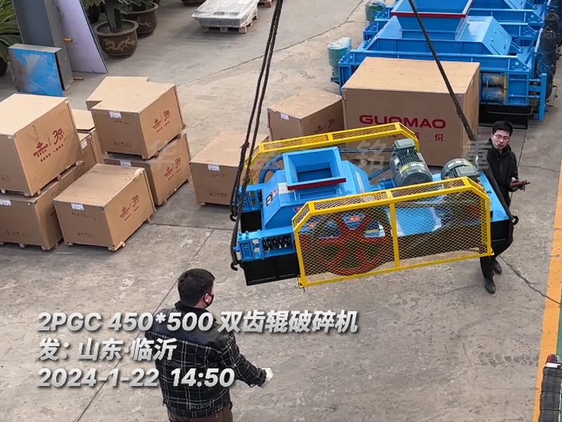 2PGC450X500星空(中国)一站式服务平台助力山东临沂生石灰破碎项目