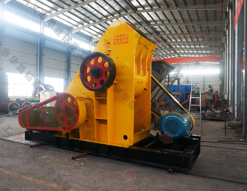 树皮粉碎机，双级粉碎机试机 星空平台重工 